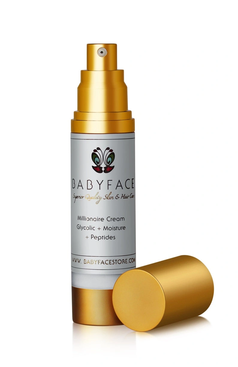 Babyface Millionaire Cream - Rich & Powerful Anti Aging Glycolic Moisturizer, Firming Wrinkles, Sagging 1.8o - Image 2