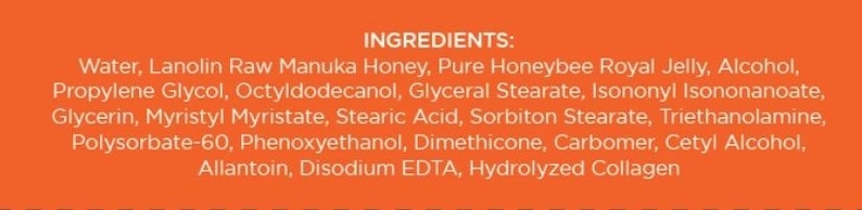 Mānuka Honey Face Cream | Royal Jelly, Hydrating Moisturizer (50g) - Image 2